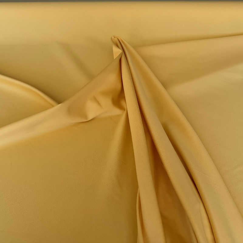 Gorgeous Lemon Yellow Polished Cotton Woven - Yardage