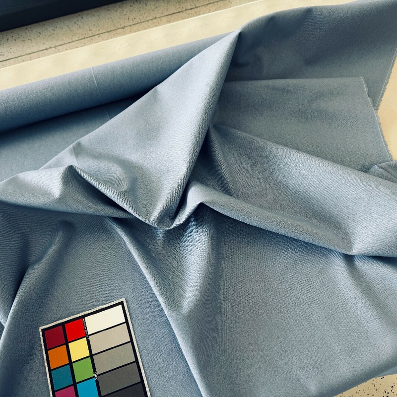Light Blue Cotton-Linen Blend Woven - Yardage