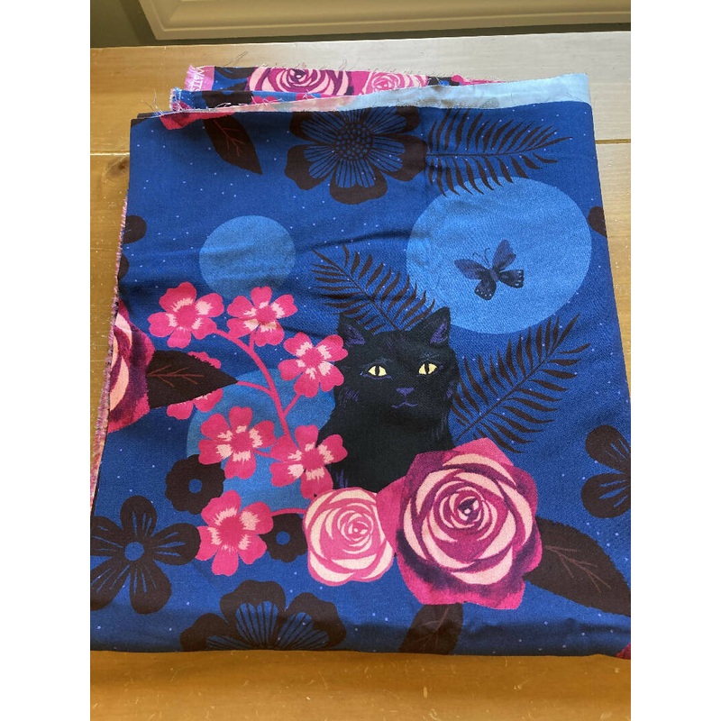 Magic Cat Rayon Midnight 2.66 yards