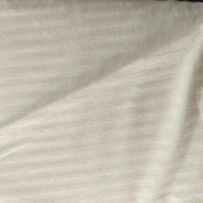 Natural Hemp Organic Cotton Shadow Stripe JERSEY KNIT