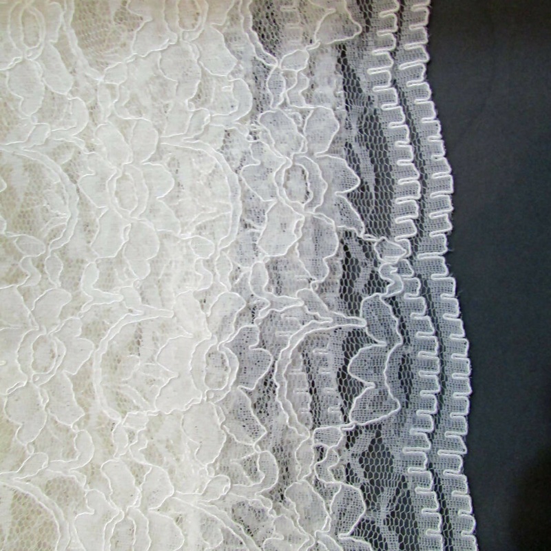 stunningly beautiful Alabaster colored corded lace, 2yrds x 60"