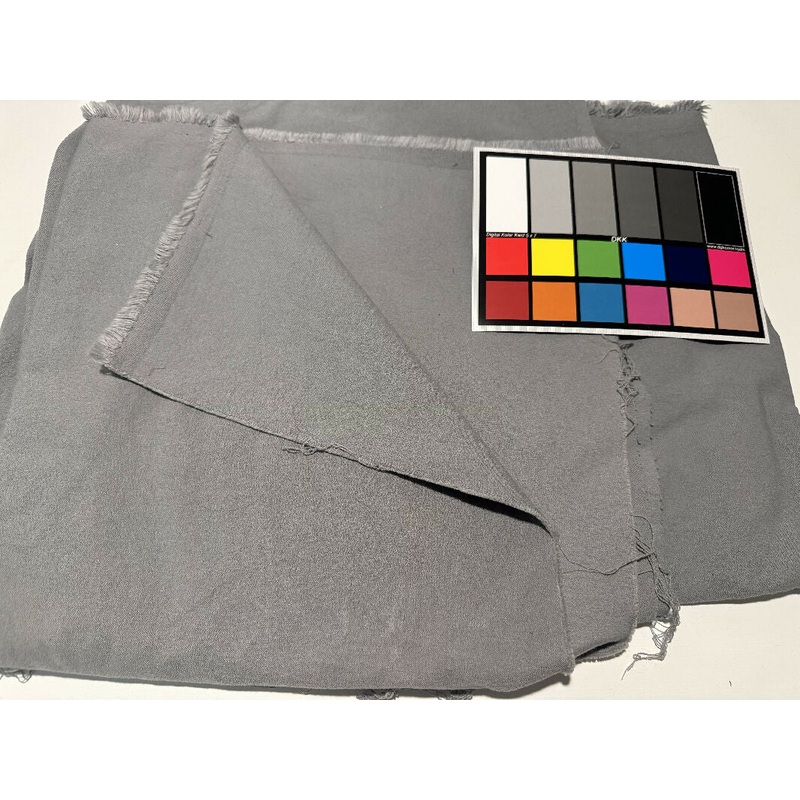 1.5yd grey stretch cotton twill