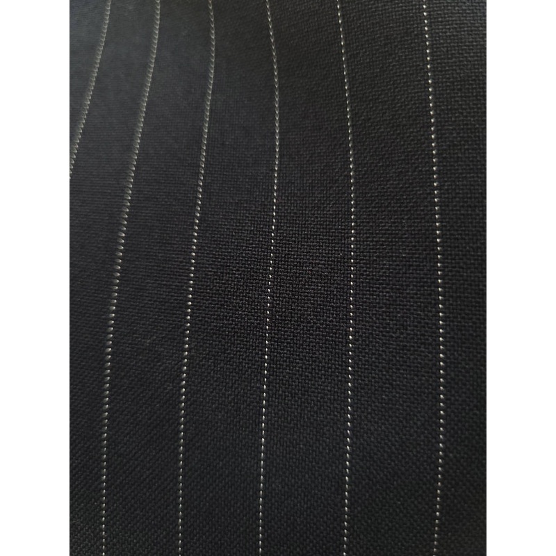Navy Pinstripe 2 yards x 60"