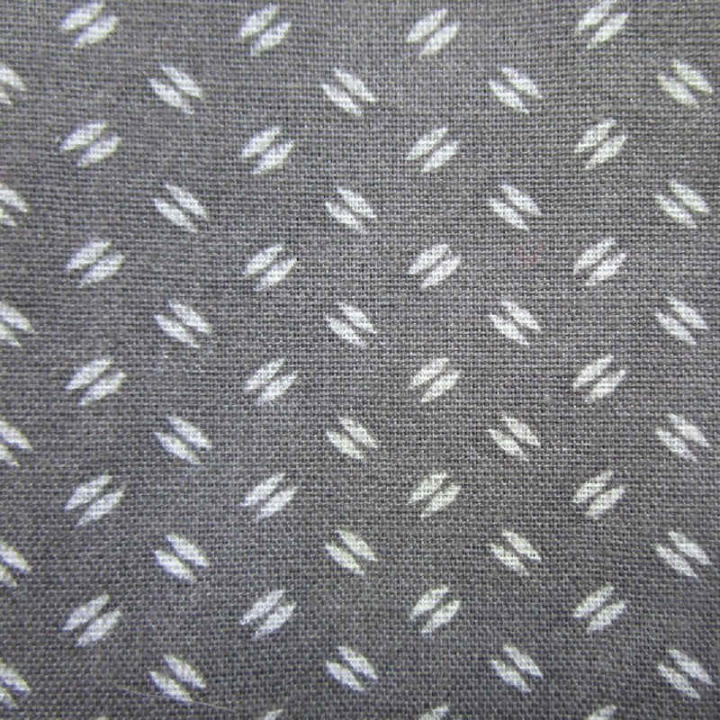 Vintage Peter Pan Fabrics Gray + White Geometric, 45" x 72"